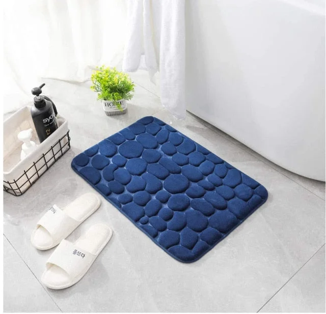PebblePatter | Cushy Soft Absorbent Bath Mat - vzzhome