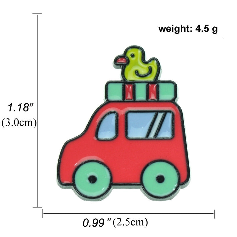 Cartoon Style Pin Alloy Plating No Inlaid Unisex Brooches