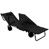 2-in-1 Wagons Carts Foldable 440lbs Capacity Folding Chair Cart with All-Terrain Wheels Beach Wagon for  Sports Garden Camping