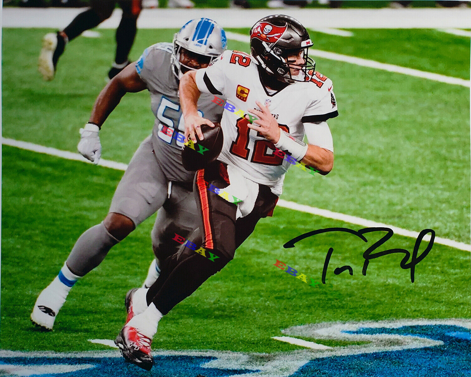 Tom Brady Tampa Bay Bucs Signed Autographed 8x10 Photo Poster painting Reprint