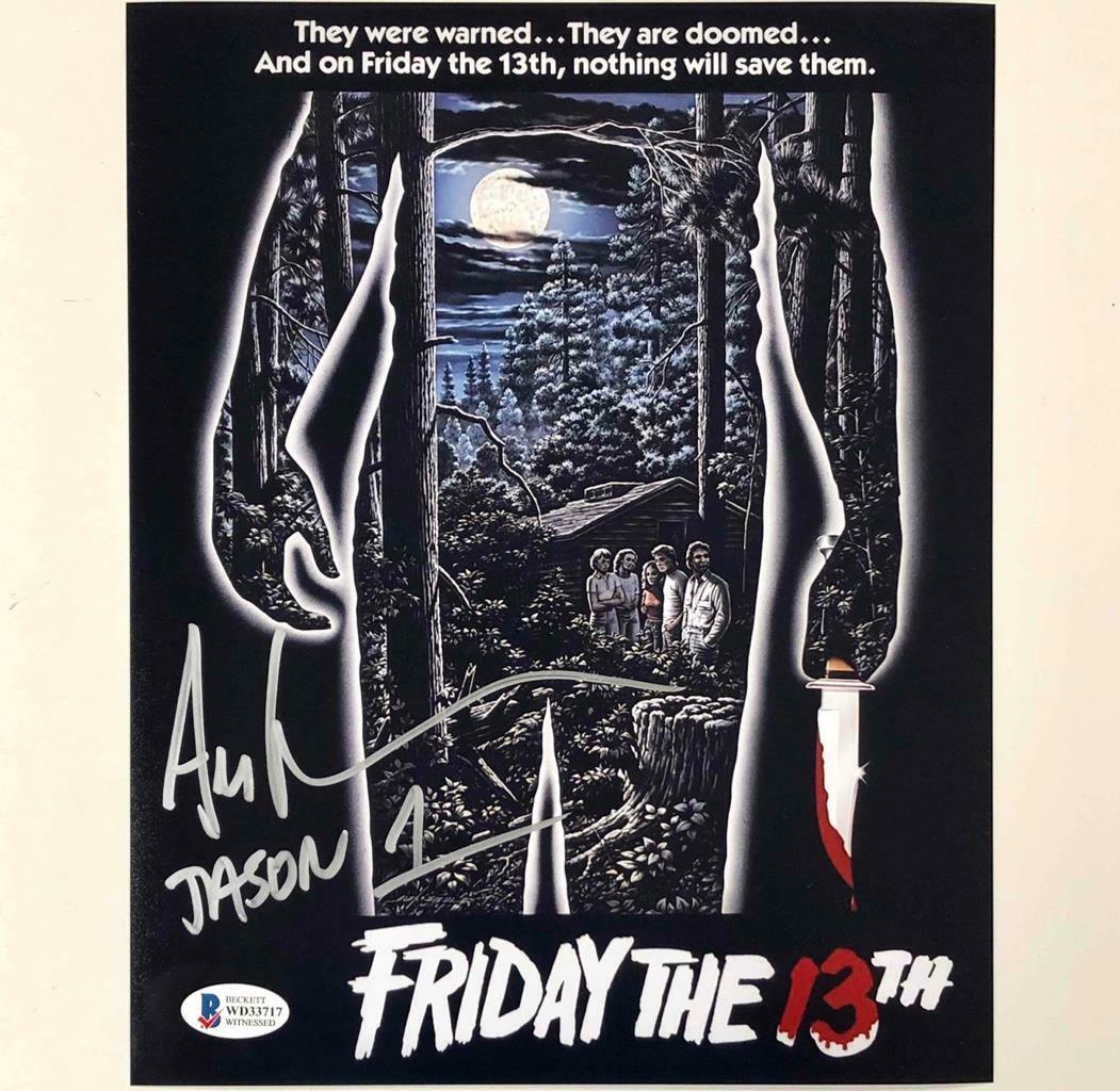 Ari Lehman signed Friday the 13th Jason 1