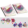 A5 5D Notebook DIY Part Special Shape Rhinestone Diary Book | Swan