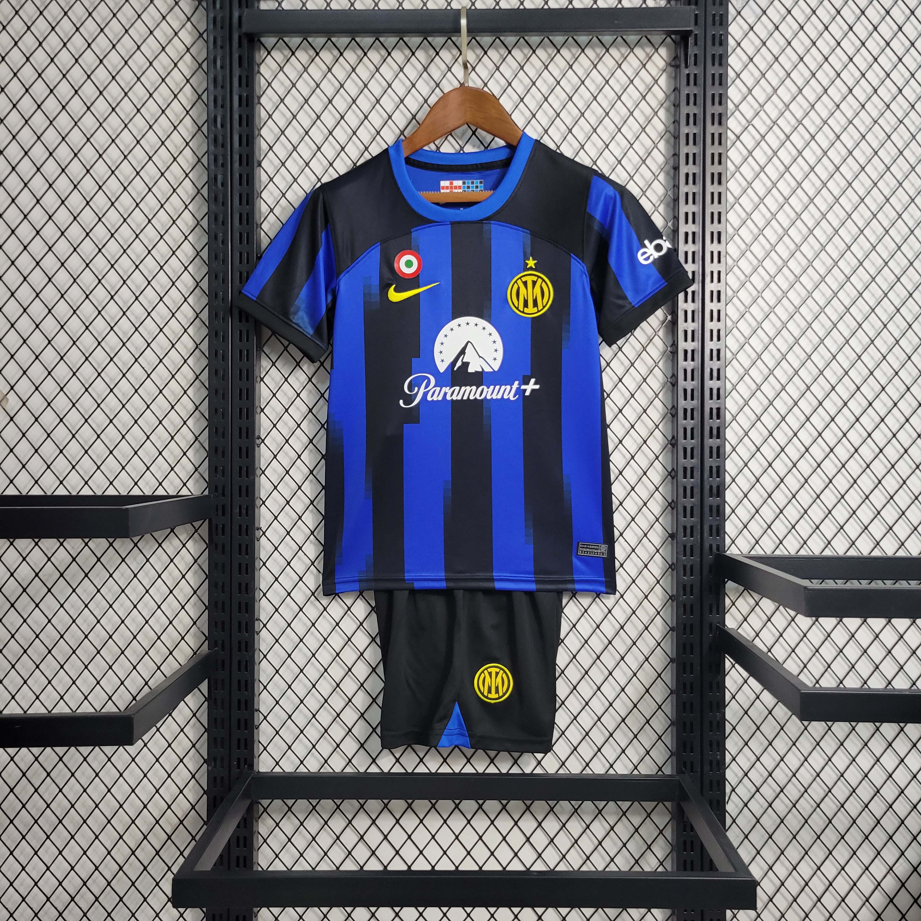 2023-2024 KIDS Inter Milan Home Football Jersey 1:1 Quality Thai Quality