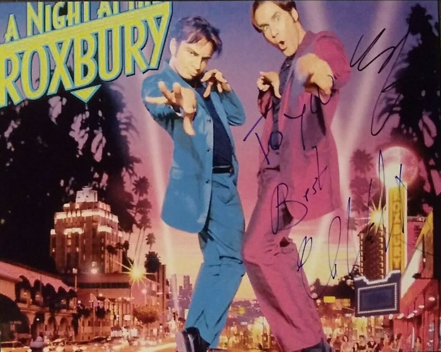 Chris Kattan Will Ferrell signed 8 x 10