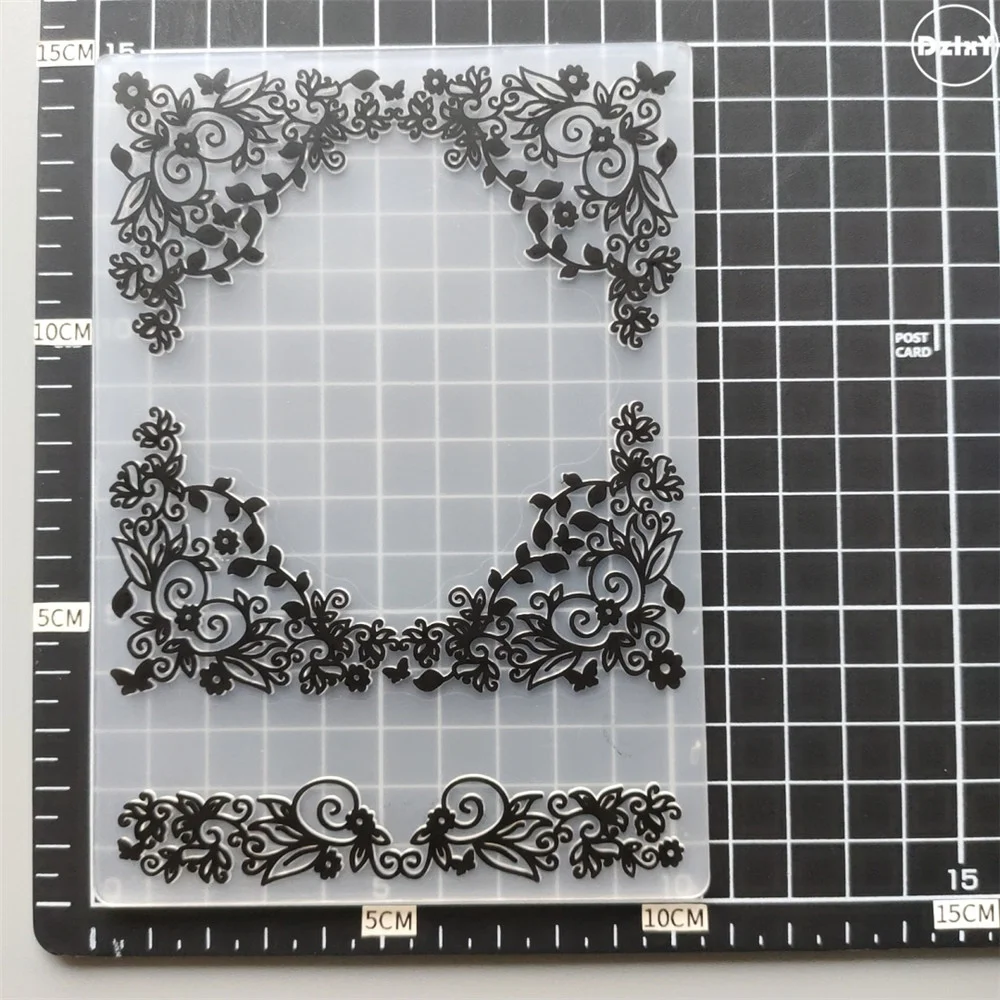 Nigikala Styles) 2023 NEW Lace Embossing Folders for Scrapbooking Paper Album Cards Making Supplies 3D Plastic Cutting Dies Crafts