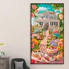 Courtyard Afternoon Tea-Full Round Diamond Painting(70*40cm)