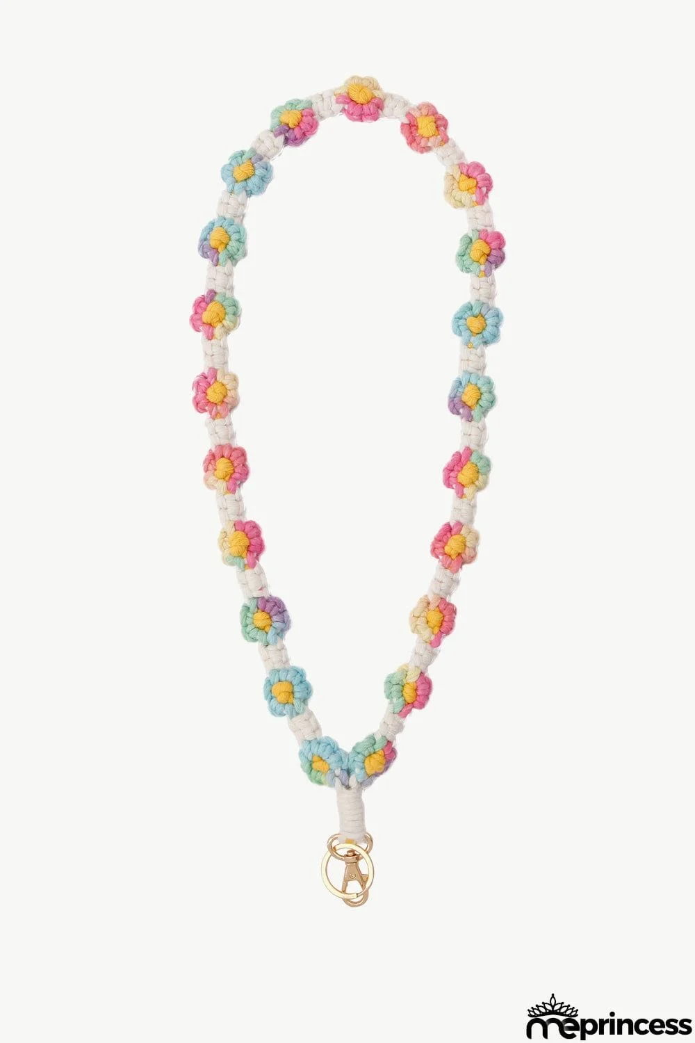 Floral Lanyard Key Chain