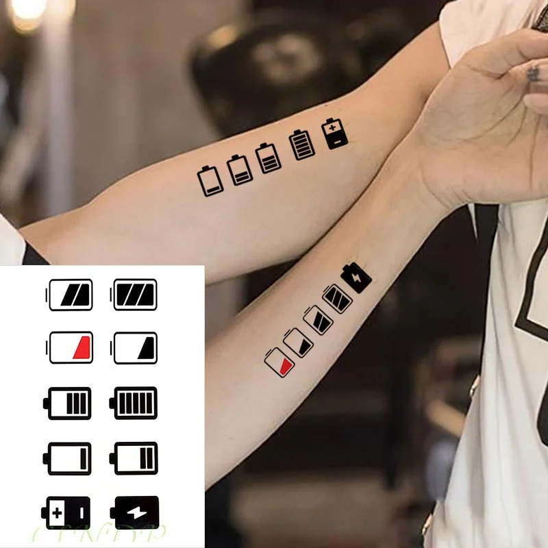 Waterproof Temporary Tattoo Sticker ins Butterfly black white sexy Body Art flash tatoo fake tatto for Women Men