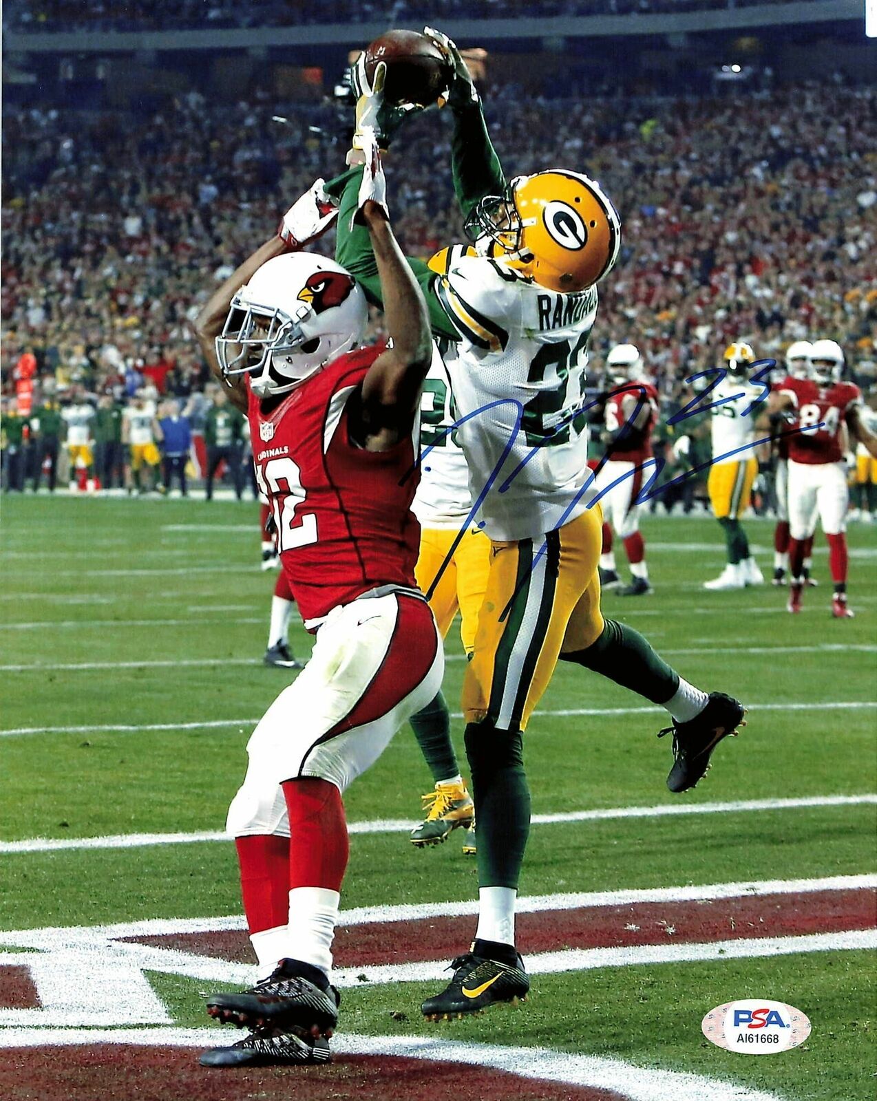 DAMARIOUS RANDALL Signed 8x10 Photo Poster painting PSA/DNA Green Bay Packers Autographed