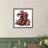 Diamond Painting-DIY Full Round Drill Cowboy Boots(40*40CM)