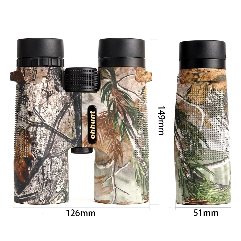 ohhunt® 10X42 Camouflage Binoculars Waterproof Fogproof Wide-angle