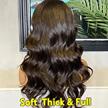 thick long body wave wig