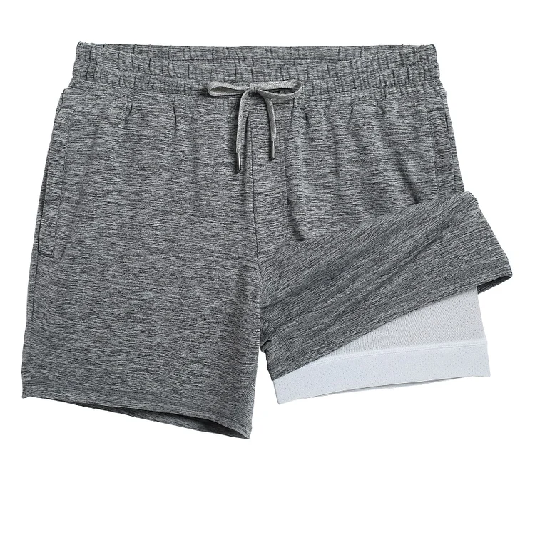 2 in 1 Stretch Short Lined Pickleball Workout Shorts