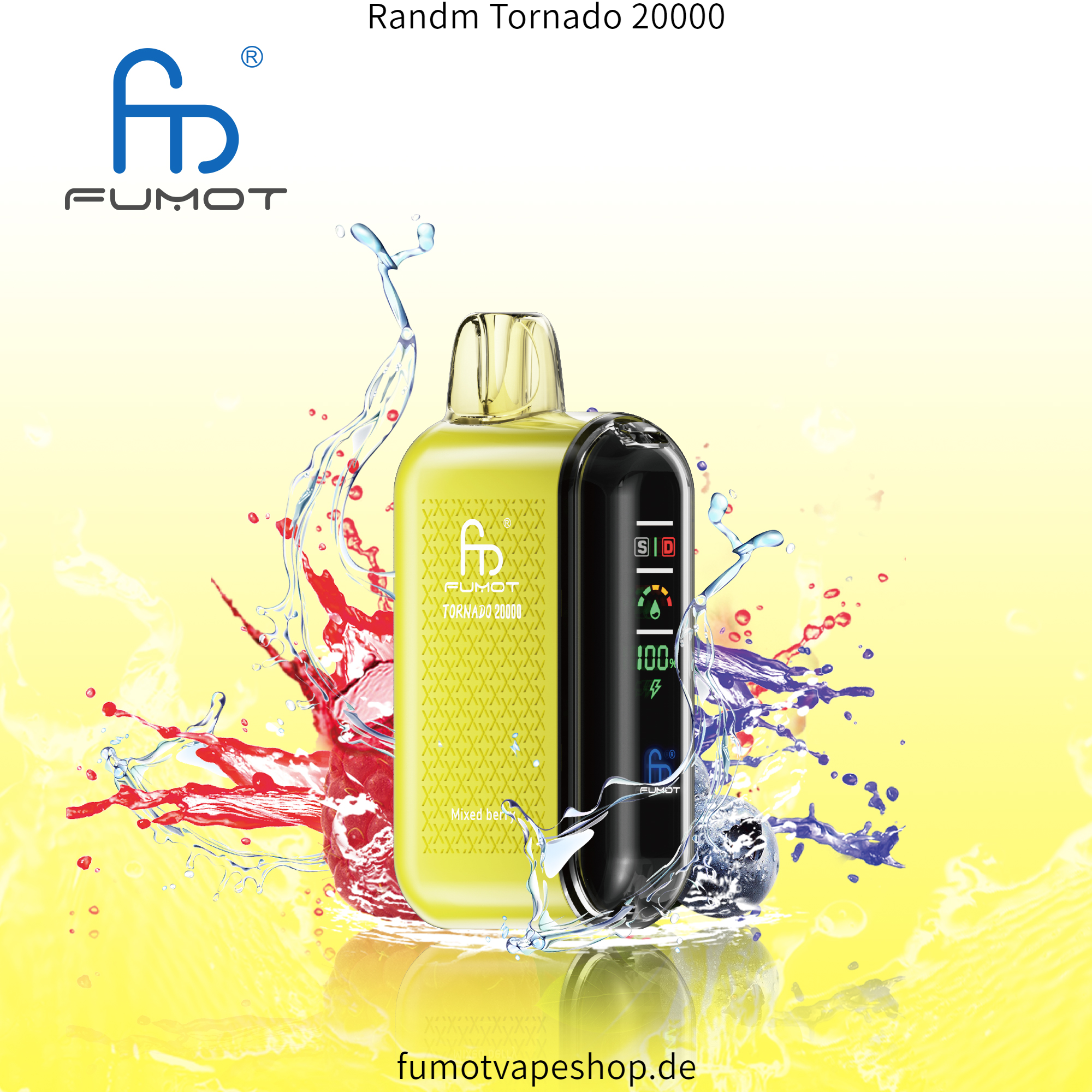 Randm Tornado 20000 Gemischte Beeren  fumotvapeshop