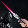 Lightsaber red flame flamethrower, 360° use metal outdoor windproof turbine torch jet lighter