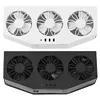 Solar Car Exhaust Fan with 3 Air Outlets Car Radiator Cooling Fan for All Cars