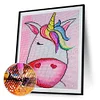 Diamond Painting-DIY Full Crystal Rhinestone Cartoon Horse