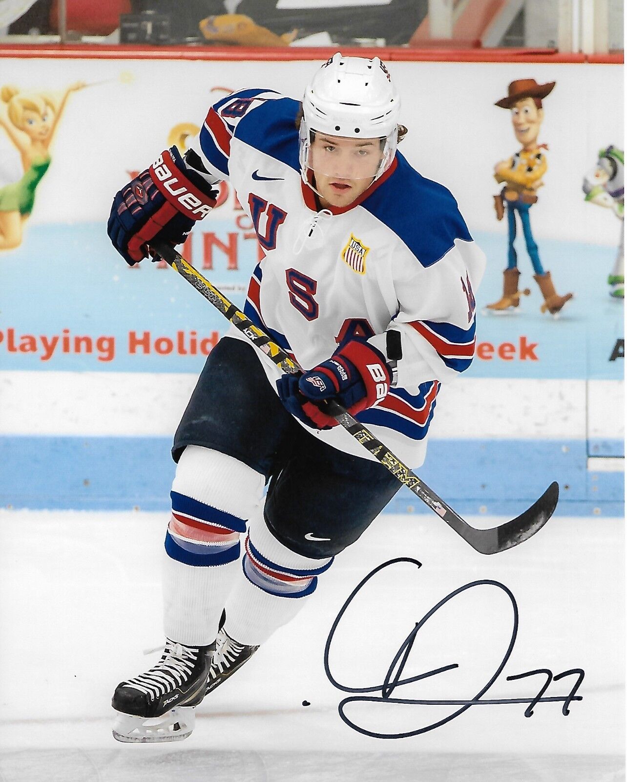 Team USA Chase DeLeo Signed Autographed 8x10 Photo Poster painting COA A