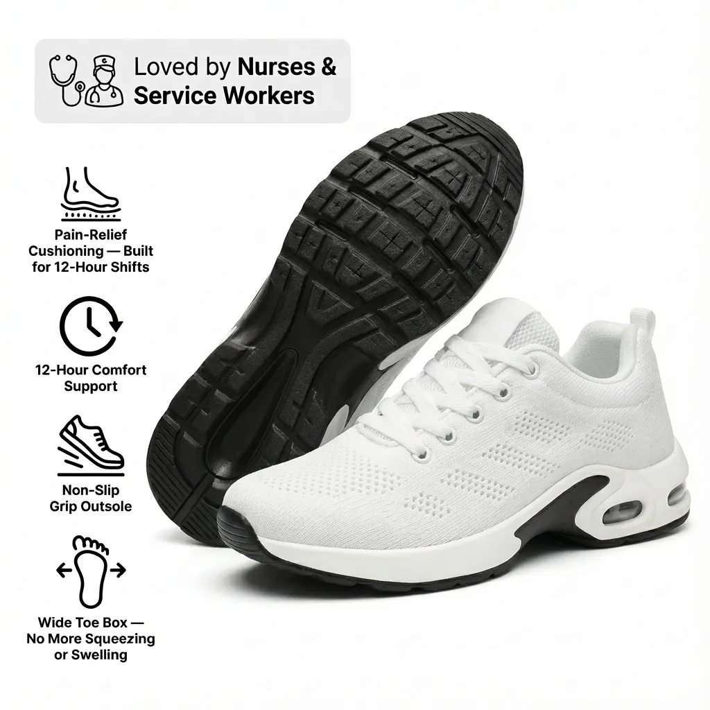 Orthora&trade; Pro &ndash; 12-Hour Shift Shoes for All-Day Foot. Knee & Back Pain Relief 