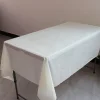 5PCS Rectangle 137 x 274cm Colorful Party Disposable PE Tablecloth 