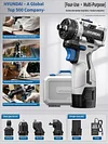 Functional wall drilling and hole drilling pistol drill with lithium battery rechargeable new type of electric screwdriver