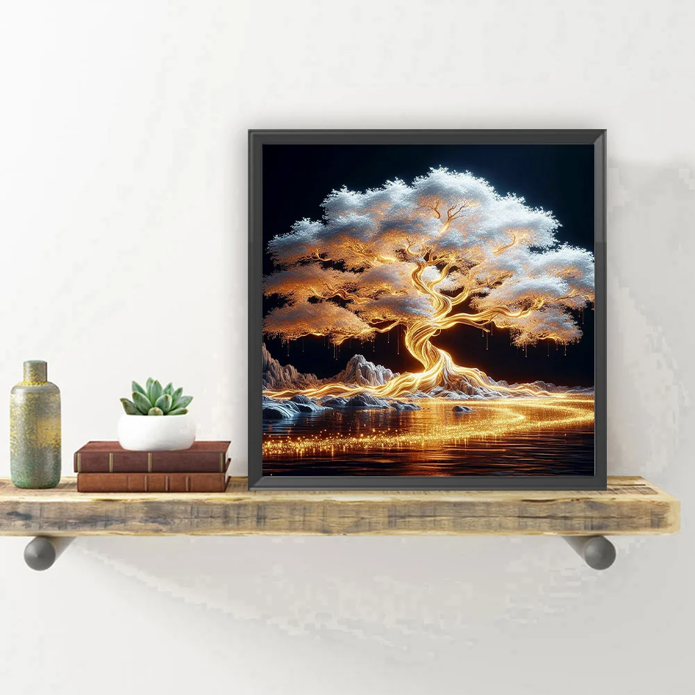 Diamond Painting - Full Round Drill - Tree(Canvas|30*30cm)