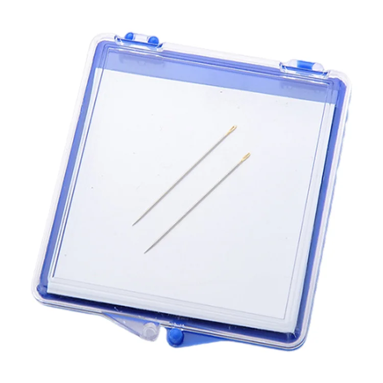 Magnetic Needle Box Needle Keeper Pin Holder Box for Cross Stitch (Blue) gbfke