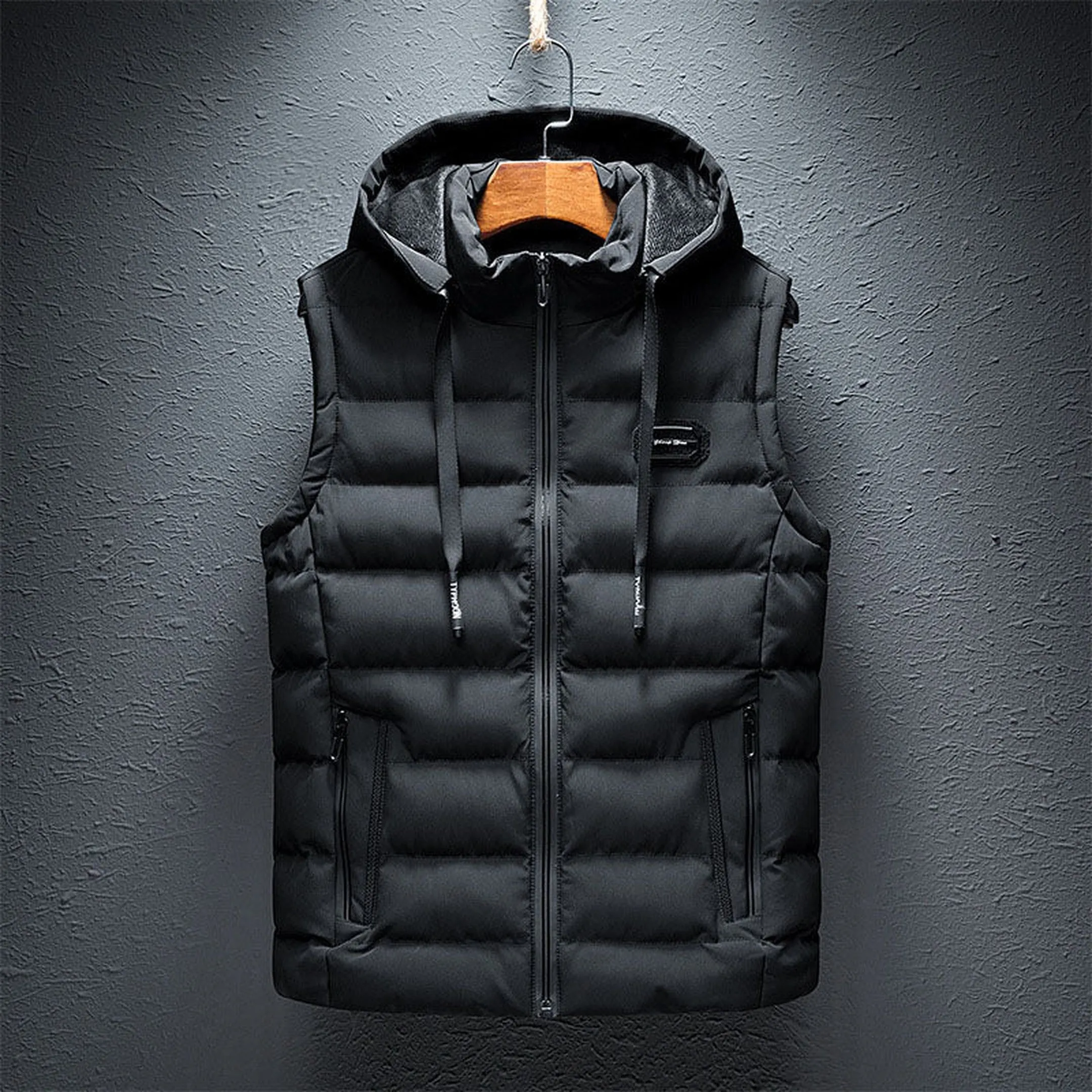 Men's Quilted Hooded Gilet &ndash; Lightweight Layering Body Warmer