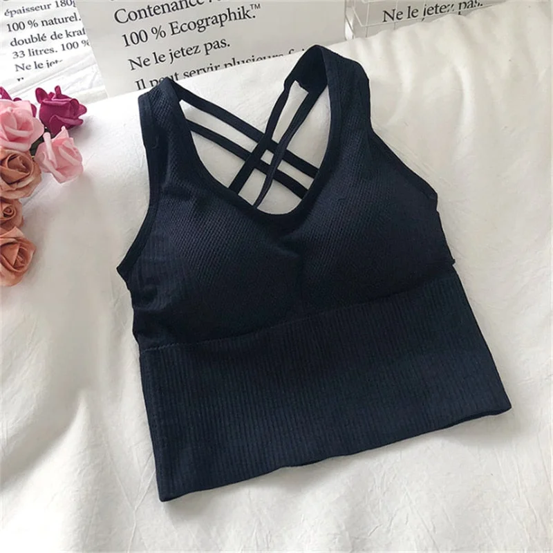 Beauty Back Bra Sexy Women Seamless Lenceria Push-up Cozy Bralette Cross Strap Underwear Wiereless Lingerie нижнее белье женское