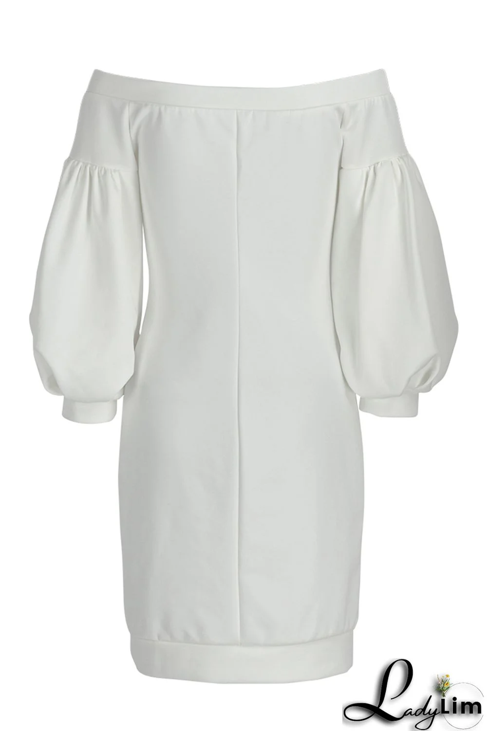 Red Fashion Casual Print Backless Off the Shoulder Dresses