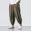 Gioiacombo™ Pantaloni casual larghi in cotone e lino