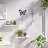 2pcs Butterfly Bird Diamond Painting Double-sided Crystal Window Suncatcher Craft Set Birthday Gifts Home Garden Decor Hanging Kit