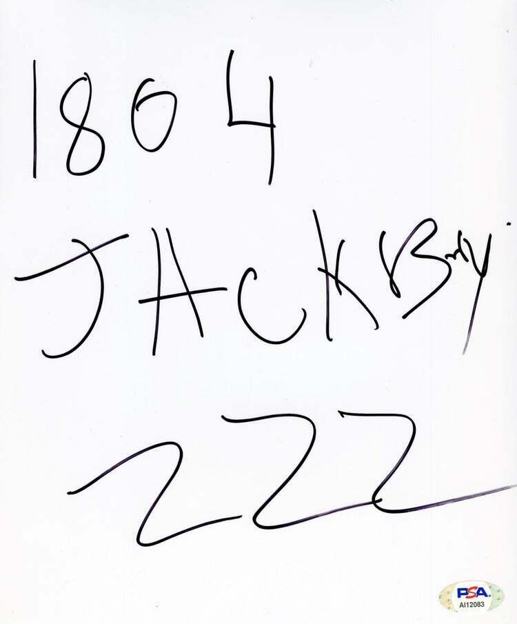 Jackboy Signed Autographed 8x10 Sketch Photo Poster painting PSA/DNA Authenticated