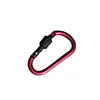8cm Aluminum Carabiner D-Ring Key Chain Clip Camping Keyring Snap Hook Outdoor Travel Kit