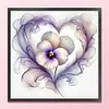 Love Pansy-11CT Stamped/Counted Cross Stitch 40*40cm/15.75*15.75in tapestrymarket
