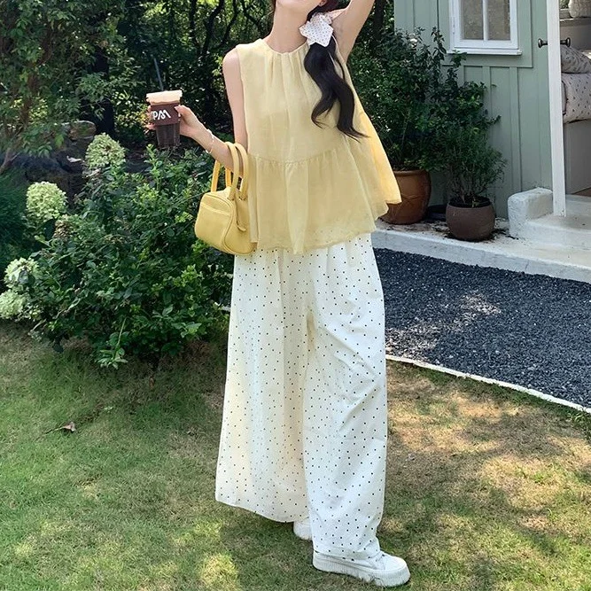 Sdrawing Sdrawing Winter New Fashion Casual Super Fire Age Reduction Ribs Simple Collar Pink Cotton Vest Woman