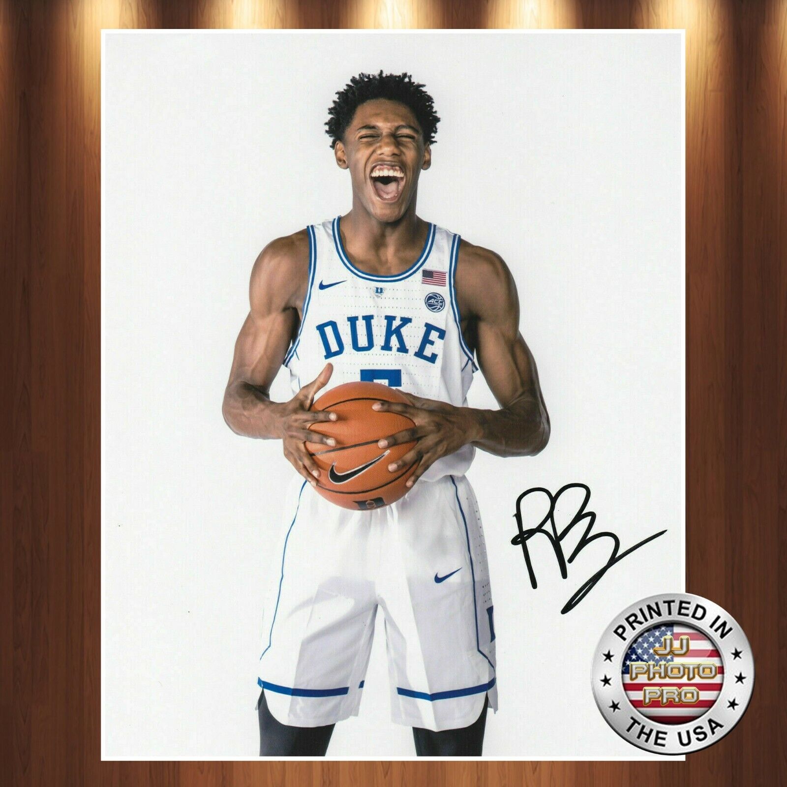 RJ Barrett Autographed Signed 8x10 Photo Poster painting (Knicks Duke) REPRINT