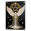 DIY Pearl Painting Angel for Home Wall Decor with Frame(30x40cm)
