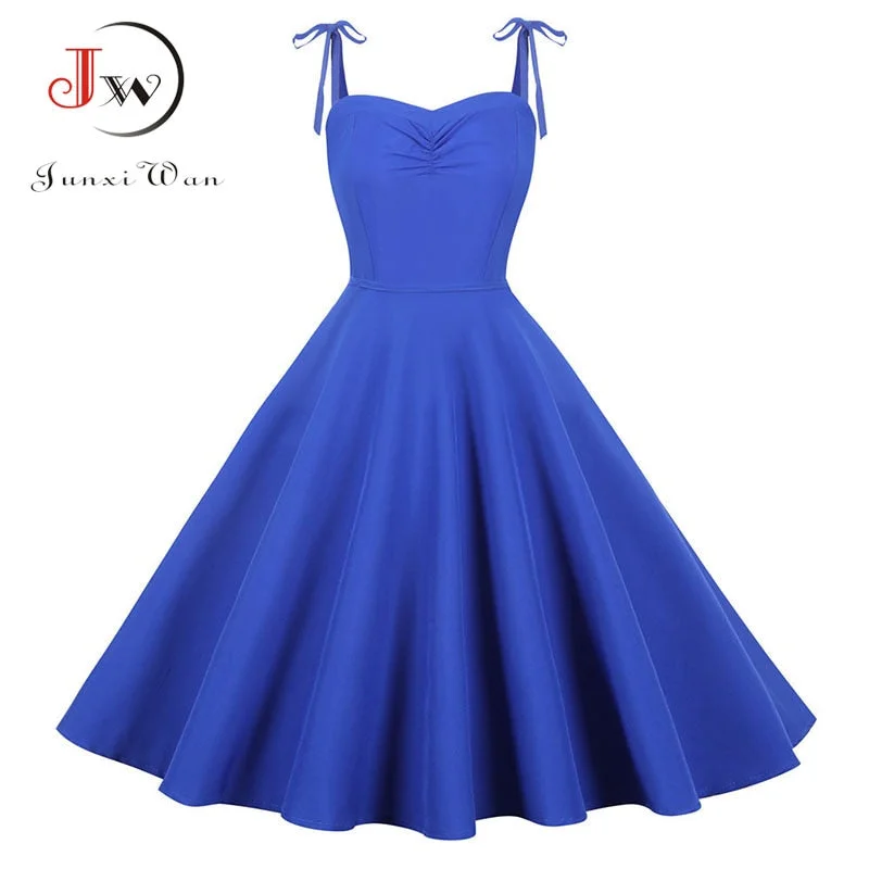 Women Summer Fashion Black Party Dress Solid Spaghetti Strap Sexy A-line Midi Sundress  Robe Femme Vestidos