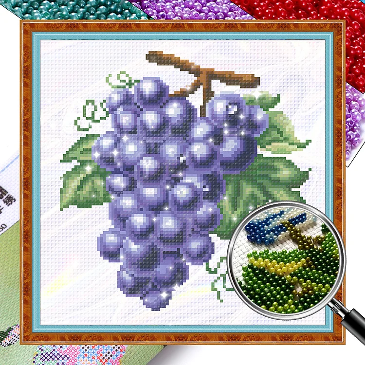 Stil Life- 9CT Bead Embroidery Cross Stitch(Partial Embroidery)