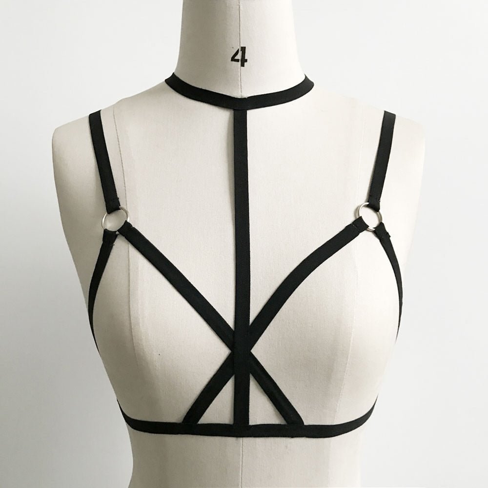1PC Sexy Erotic Bandage Bra Women Push Up Lingerie U Bras Backless Underwear Sexy Deep V Belt Bra Ladies Crop Tops Bralette 2021