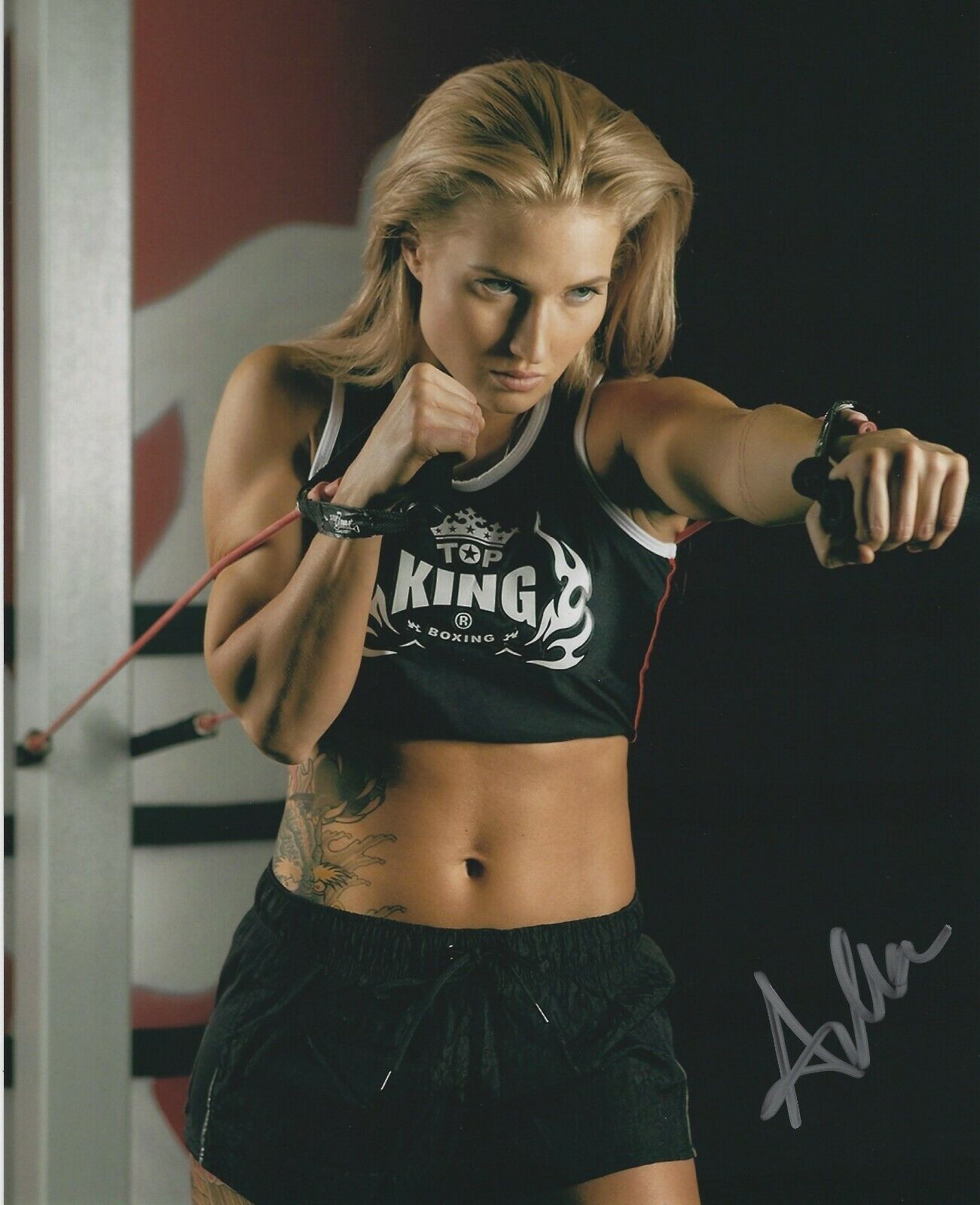 Anastasia Yankova Signed 8x10 Photo Poster painting Bellator MMA K-1 Model Picture Autograph 117