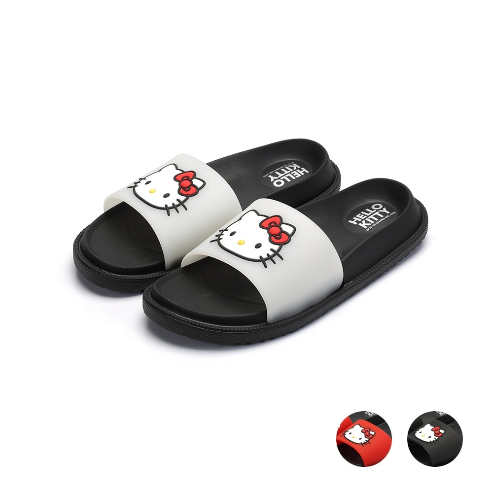 Sanrio Hello Kitty Women's Girls' Sandals Slippers Flip Flop Thick Soles White A Cute Shop - Inspired by You For The Cute Soul 