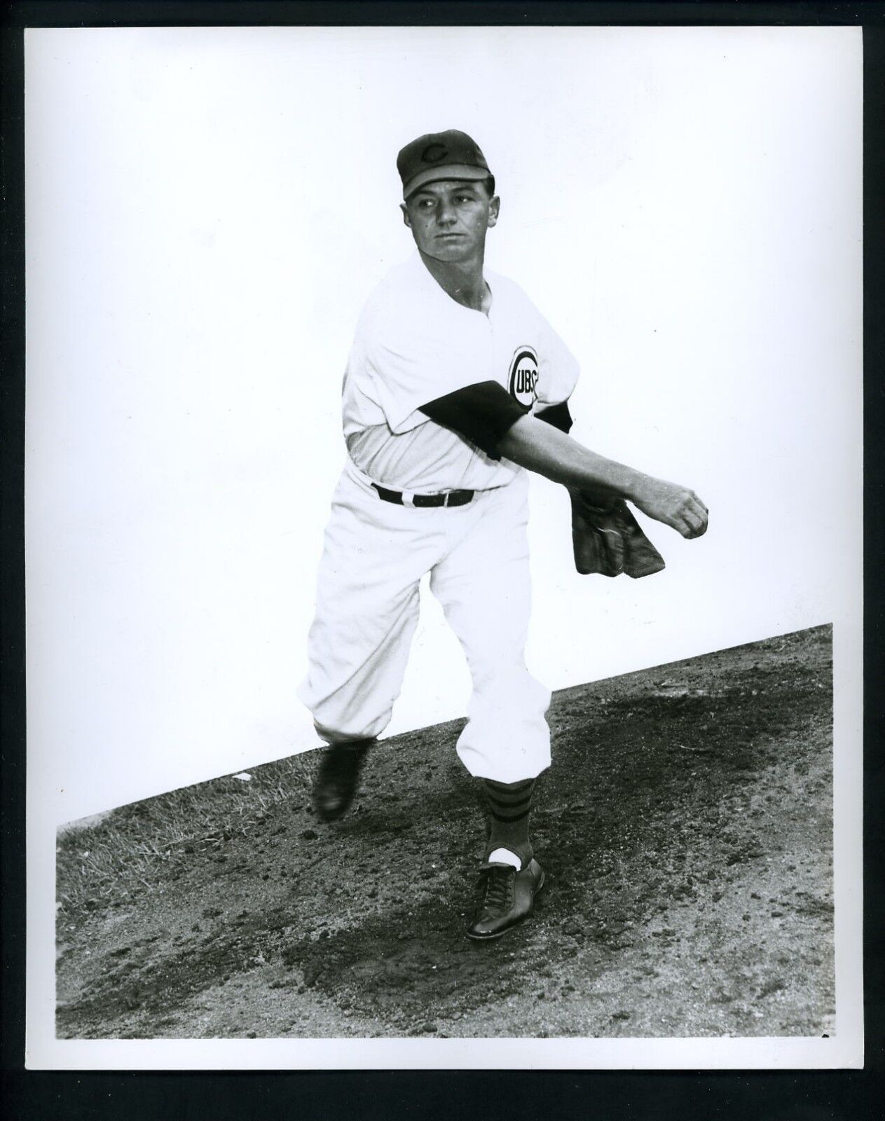 Hal Jeffcoat circa 1950's Press Photo Poster painting Chicago Cubs