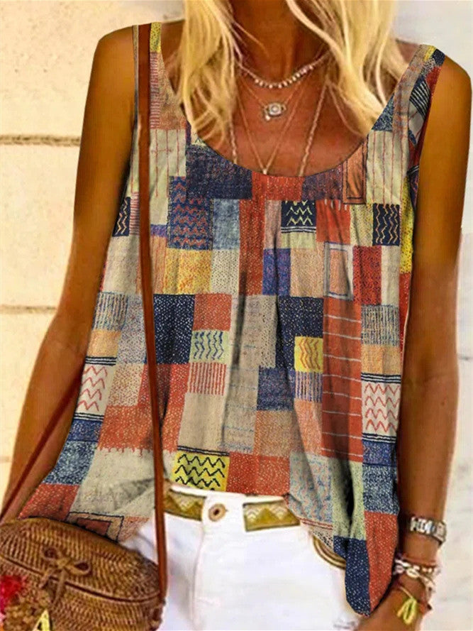 Women Long Sleeve V-neck Graphic Floral Printed Top