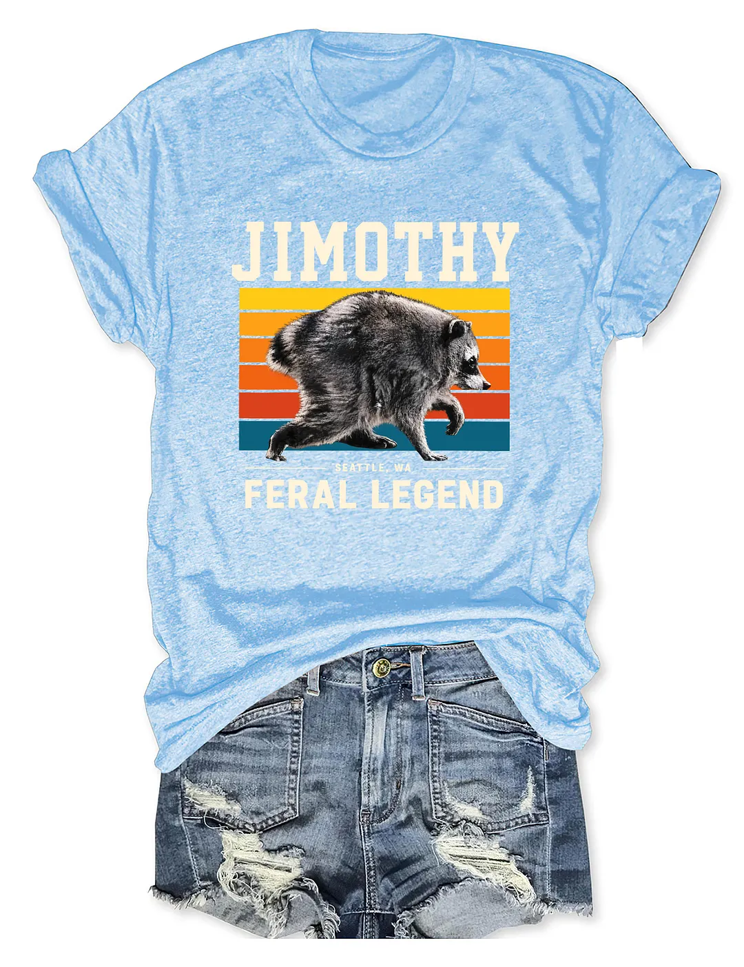 Jimothy Feral Legend Raccoon T-shirt