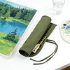 Painting Brushes Canvas Storage Bag Canvas Large Capacity 22 Slots Oil Painting Pen Bag for Oil Brushes Watercolor for Artist