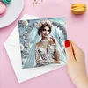 6 PCS Wedding Dress - 5D DIY Greeting Card