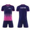 Custom Sublimation Design Sports Soccer Uniform 100% Polyester Soccer Wear Quick Dry Comfortable Men Soccer Uniform