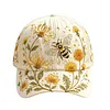 Garden Morning Baseball Cap with 55-65cm Adjustable Strap Adjustable Flowers Baseball Hat Lightweight Breathable Hats Unisex Gifts for Close People